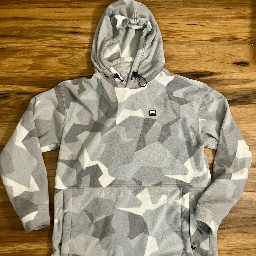 Montec Delta W Fleece Hoodie Snow Camo - Picture 2 of 5